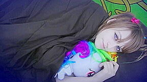 Nerdy college girl Welcomes You Home