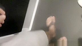 Real Amateur Eating Cum In The Changing Room