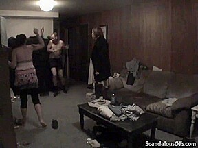 Teen slut fucks expecting father in fetish fuck scene