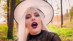 Whore Suzie Sparkles Pee In The Middle Of Forest