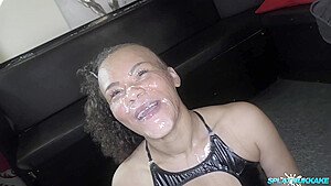 Baby Kay Enjoys Her Debut Bukkake