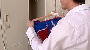 Best Japanese slut in Fabulous Blowjob, Changing Room JAV clip