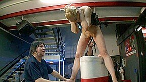 Big dildo pussy penetrating humiliating