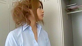 Exotic Japanese girl Risa Tsukino in Amazing Cumshots, College JAV clip