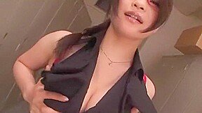 Exotic Japanese whore Yuu Haruka in Amazing Secretary, Big Tits JAV movie