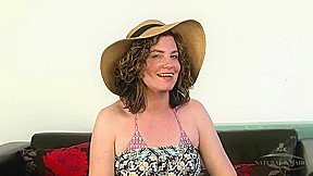 Hairy Sofia Matthews shows off her hairy body