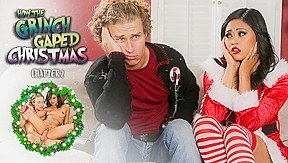 Joanna Angel & Krissie Dee & Michael Vegas in How The Grinch Gaped Christmas – Chapter 2 Scene