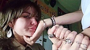 ma copine addict a la gorge profonde baveuse