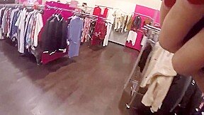 Mall store changing room