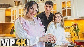 MOMMY4K. Mature brunette got so horny and fucked young dude at their first meeting