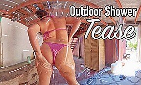 Outdoor Shower Tease
