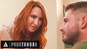 PURE TABOO Unethical Therapist Sophia Locke Provokes Dangerous Criminal Into Rough Office Domination