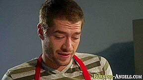 Sexy alt babe cumshot