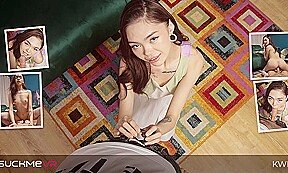 Skinny Russain Babe Kwini Kim Is Crazy For Big Cocks