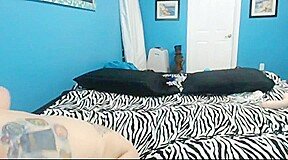 Two chubby emo chicks masturbating for the cam.