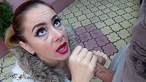 Wet Kelly In Outdoor Blowjob And Cum In Mouth