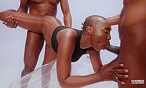 Zaawaadi Worships Huge Cocks Before Taking Raw DP From Dimitri