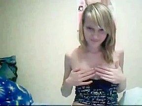 Young russian gal masturbating