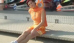 Exhibe dans une roue de fete foraine