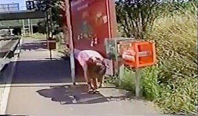 Monica Nude in Public