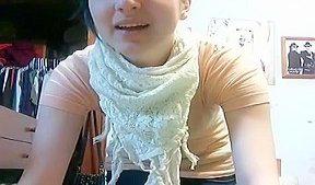 Sweet immature shows big tits