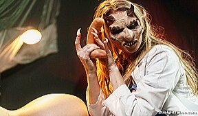 There is a COCK HUNGRY DEMON waiting for me in the basement