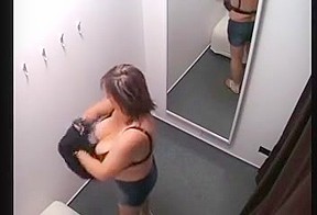 bbw big tits changing room