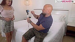 Bitch Sucks A Massive Cock Then Gets Fucked To A Mouth Cumshot – JuliaReaves