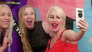 Cfnm Classy Dominant Babes Jerk Dude Cock In Hj Group