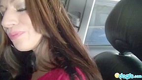 Experienced Emo Latina sucks a dick in a car!