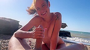 Fucking Bitch On A Nude Beach. Full In Sheer 10 Min With Skye Young And Leo Dee