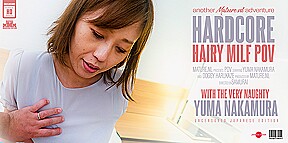 Fucking Hairy Milf Yuma Nakamura In Pov Style In Bed