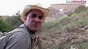 Horny Girls Suck And Ride A Huge Cock On Both Holes Outdoors – JuliaReaves