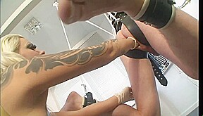 Humiliating guy anal hand penetrated