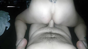 I take his huge cock in my ass and ride it deep