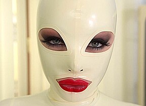 Latex Sex Goddess’s Self-Spanking and Masturbation Solo