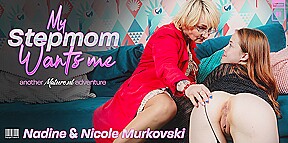 Mature Nadine Seduces Her Small Breated Teen Stepdaughter Nicole Murkovski Into Hot Lesbian Sex