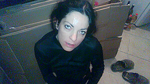 Milf Eats Cum After Hardcore Pussyfuck