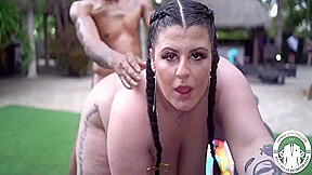 Pregnant Gets All The Bbc 8 Min With Maria Bose