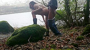 Shameless indian hottie has risky sex in public by the lake while strangers watch desi chudai POV Indian