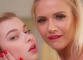 Stepmom and Daughter play Adult games ( Group fucking )