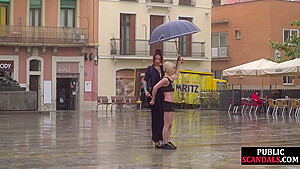 Sub Latina Outdoor Whipped In Public By Her Kinky Domina