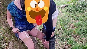 Exhib nature turns into a hot threesome