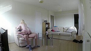 Fake Cop Slut gets fucked by cop in her flat