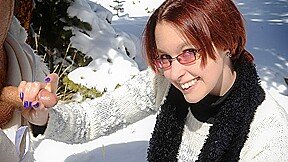 Helpless Brandi de Lafey Strokes A Lonely Snowman – PublicHandjobs