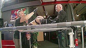 Humiliating hanging out, spanking