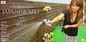 Japanese Milf Kayo Mukai Gets Her Hairy Pussy Penetrated After Job Interview