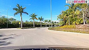 Milf Sucks A Huge Cock Inside The Car To A Cumshot – JuliaReaves