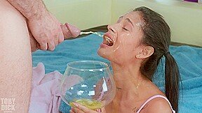 Piss Drinking Breiny Zoe Is An Anal Throat-Bashed Tiny Nympho