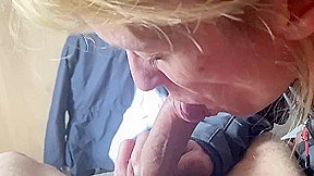 Spanish MILF Blowjob, Cum in Mouth